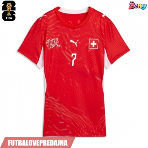 Lacne Ženy Futbalové dres Švajčiarsko Breel Embolo #7 MS 2026 Krátky Rukáv - Domáci
